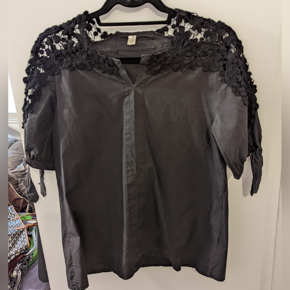 EFO Lace-Inset Blouse